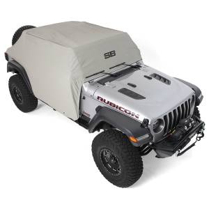 Smittybilt - Smittybilt Cab Cover Water Resistant Gray w/Door Flaps - 1071 - Image 2