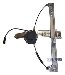 Crown Automotive Jeep Replacement Window Regulator Front Left Motor Included thru 3/9/00  -  55076467AG