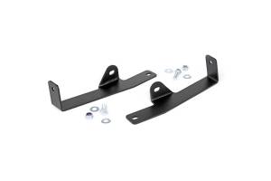 Light Bars & Accessories - Light Bar Mounts - Rough Country - Rough Country LED Light Bar Bumper Mounting Brackets For 20 in. Single Or Dual Row LED Light Bar - 70527