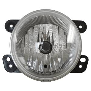 Crown Automotive Jeep Replacement Fog Light Black Does Not Include Bulb  -  4805856AA