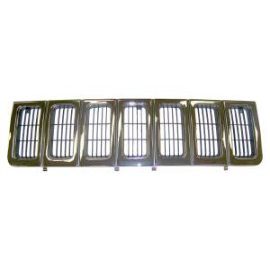 Crown Automotive Jeep Replacement - Crown Automotive Jeep Replacement Grille Front Chrome  -  55055059 - Image 2