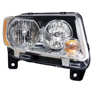 Crown Automotive Jeep Replacement - Crown Automotive Jeep Replacement Head Light Assembly Right w/HID Lamps Incl. Bulbs  -  55079378AE - Image 2