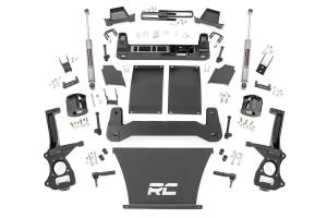 Rough Country - Rough Country Suspension Lift Kit 6 in. Front And Rear Cross Members Skid Plate Cast Knuckles Laser Cut Materials Includes Valved N3 Shock Absorbers - 22931 - Image 2