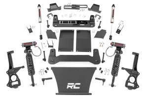 Rough Country - Rough Country Suspension Lift Kit w/Shocks 6 in. Lift Front Vertex Adjustable Coilovers Rear V2 Monotube Shocks - 22957 - Image 2