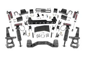 Rough Country - Rough Country Suspension Lift Kit w/Shocks 6 in. Lift Incl. Knuckles Strut Spacer Crossmember Swaybar/Diff Drop Brkt. Vertex Res. Coilovers Rear Premium N3 Shocks Blocks U-Bolts - 55750 - Image 2