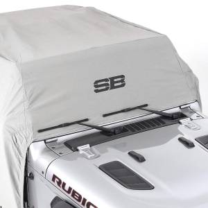 Smittybilt - Smittybilt Cab Cover Water Resistant w/Door Flaps Gray - 1070 - Image 6