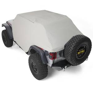 Armor & Protection - Body Covers - Smittybilt - Smittybilt Cab Cover Water Resistant Gray w/Door Flaps - 1071