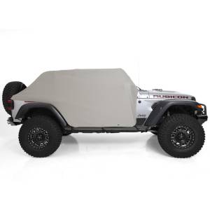 Smittybilt - Smittybilt Cab Cover Water Resistant Gray w/Door Flaps - 1071 - Image 6