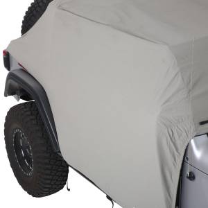 Smittybilt - Smittybilt Cab Cover Water Resistant Gray w/Door Flaps - 1071 - Image 8