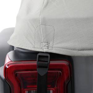 Smittybilt - Smittybilt Cab Cover Water Resistant Gray w/Door Flaps - 1071 - Image 10