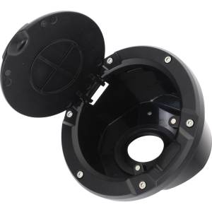 Smittybilt - Smittybilt Billet Style Gas Cover Black No Drilling Installation - 75008 - Image 3