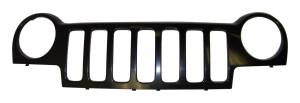 Crown Automotive Jeep Replacement - Crown Automotive Jeep Replacement Grille Front Black Paintable  -  55156608AA - Image 2