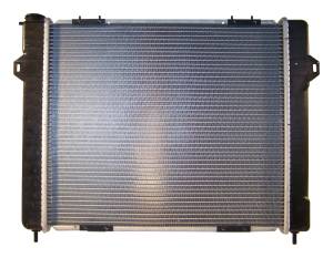Crown Automotive Jeep Replacement Radiator 1.5 in. Inlet. 1.75 in. Outlet 22 1/8 x 19 3/8 Core 2 Row  -  4734104