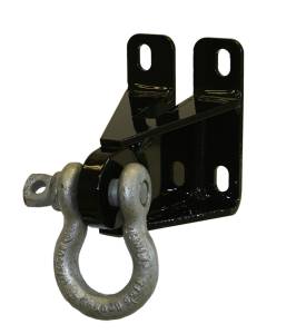 Fab Fours Elite Ranch D-Ring Mount 2 Stage Black Powder Coated Front Fits All Black Steel Bumpers Does Not Include D-Ring - QRING-1