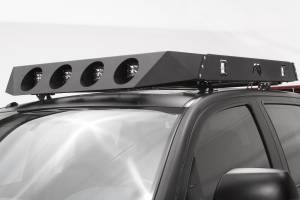 Fab Fours Roof Rack Powder Coated 4 Light Roof Rack Face Plate - RR14-1