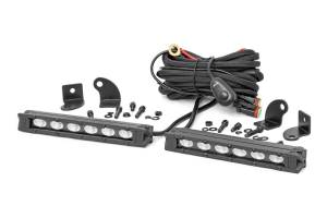 Rough Country - Rough Country Cree LED Lights 6 in. Slimline Pair Black Series - 70406ABL - Image 3
