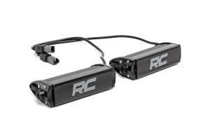Rough Country - Rough Country Cree Chrome Series LED Light Bar Two-6 in. LED Light Bars 4800 Lumens Total 60 Watts Total IP67 Rating Incl. Wire Harness Switch - 70706 - Image 3