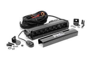 Rough Country - Rough Country Cree Black Series LED Light Bar 8 in. 3200 Lumens 40 Watts Spot Beam IP67 Rating Incl. Wire Harness Switch - 70718BL - Image 2