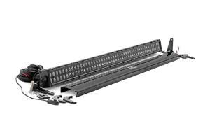 Rough Country Cree Black Series LED Light Bar 50 in. Dual Row 23040 Lumens 288 Watts Spot/Flood Beam IP67 Rating Incl. Wire Harness Switch - 70950BL