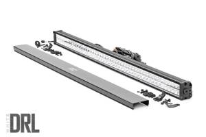 Rough Country Cree Chrome Series LED Light Bar 50 in. w/Cool White DRL - 70950D