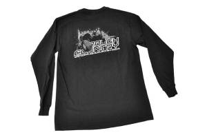 Rough Country Sleeve T-Shirt Long Front RC Logo Back Jeep Design Black Small - 84026LS