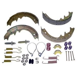 Crown Automotive Jeep Replacement Brake Shoe Service Kit Incl. Shoes/Lining Set/Hardware Kit 10 in. x 1.75 in. For Use w/Dana 44  -  8133818MK44