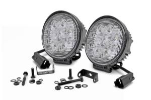 Rough Country - Rough Country LED Light Two-4 in. Round Lights 4230 Lumens 54 Watts Spot Beam IP67 Rating - 70804 - Image 2