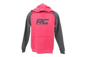 Rough Country Hoodie Red And Gray Men Large - 84083LG