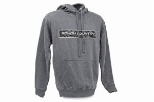 Rough Country Hoodie Gray w/Digital Camo Logo Large - 84089LG