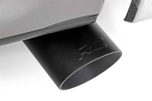 Rough Country - Rough Country Exhaust Tip For 2.5-3 in. Inlet Pipes Fat Black w/RC Logo - 96004 - Image 2