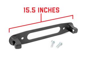 Rough Country - Rough Country Fairlead Clevis Hook Mount 15.50 in Mount Black Powder Coated - RS140 - Image 3
