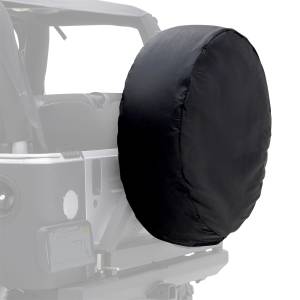 Smittybilt Spare Tire Cover Black Diamond 33-35 in. Tire Dia. Large - 773535