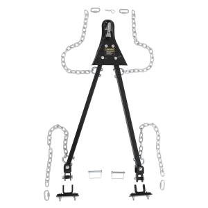 Smittybilt - Smittybilt Tow Bar Kit-Includes; Adjustable Tow Bar; 2in. Coupler; 2 Universal Brackets; 2 D-Ring Adapter Brackets; 2 Safety Chains 87450 - 87450 - Image 2