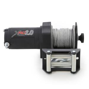 Smittybilt - Smittybilt XRC2 Winch Rated Line Pull 2000lbs. 12V 1.0 HP 11 ft. Remote Lead 153:1 Gear Ratio Incl. 49 ft. Wire Rope - 97202 - Image 2
