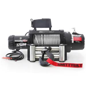 Smittybilt XRC-17.5K GEN 2 Winch Rated Line Pull 17500lbs. 12V 6.6 HP Rec. Battery 650CCA 12ft. Remote Lead 330:1 Gear Ratio 3-Stage Planetary Gear Cable: 7/16in. x 93.5ft. - 97417