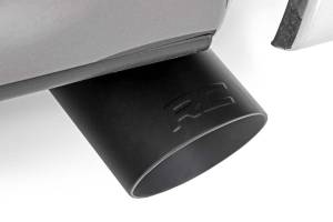 Rough Country - Rough Country Exhaust Tip For 2.5-3 in. Inlet Pipes Fat Black w/RC Logo - 96004 - Image 1