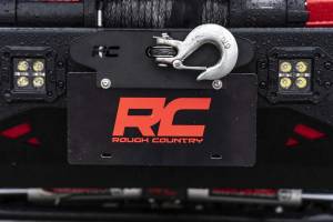 Exterior - License Plate - Rough Country - Rough Country License Plate Mount Front Quick Release Hawse Fairlead - RS124