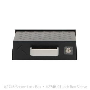 Smittybilt - Smittybilt Secure Lock Box Portable Secure Lock Box w/Mounting Sleeve 8.25 in. x 9.25 in. x 3 in. 14 Gauge HD Steel Dual Lock System Black - 2746 - Image 7