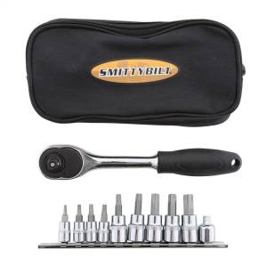 Smittybilt - Smittybilt Torx Multi Tool 3/8 Ratchet w/9 Chrome Vanaduim Bits T15-T55 And T50 w/Nylon Carrying Case - 2830 - Image 3