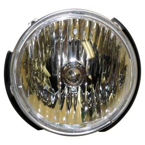 Lights - Headlights - Crown Automotive Jeep Replacement - Crown Automotive Jeep Replacement Head Light Assembly Left Incl. Seat/Headlamp/Bulb/Retainer  -  55078149AC