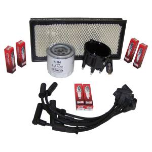 Crown Automotive Jeep Replacement Tune-Up Kit Incl. Air Filter/Oil Filter/Spark Plugs  -  TK25