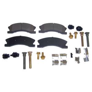 Brakes, Rotors & Pads - Brake Pads - Crown Automotive Jeep Replacement - Crown Automotive Jeep Replacement Brake Pad Master Kit Incl. Brake Pads/Springs/Caliper Pin Kit  -  5093183MK