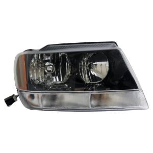 Crown Automotive Jeep Replacement Headlight Right w/o Headlight Leveling  -  55155128AJ