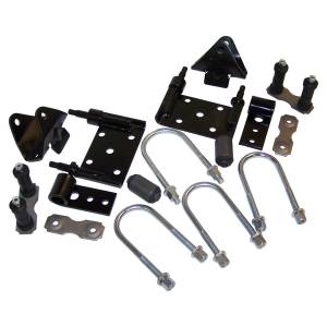 Crown Automotive Jeep Replacement Leaf Spring Mounting Kit Front Includes: Nuts/Lockwashers/Brackets/Bushings/Spring Plates/U-Bolts/Shackle Kit  -  5359011K