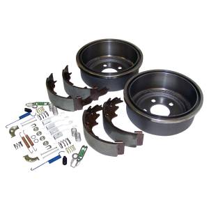 Crown Automotive Jeep Replacement Drum Brake Service Kit Rear Incl. Drums/Shoe Set/Hardware  -  52005350KL