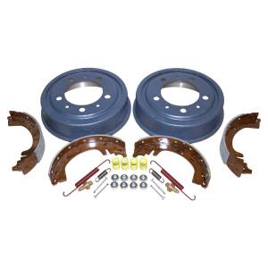 Brakes, Rotors & Pads - Brake Kits - Crown Automotive Jeep Replacement - Crown Automotive Jeep Replacement Drum Brake Service Kit Incl. 2 Drums/1 Shoe And Lining/Hardware For Use w/9 in. Drums  -  808770KL