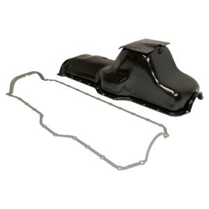 Oil System - Oil Pans - Crown Automotive Jeep Replacement - Crown Automotive Jeep Replacement Engine Oil Pan Kit Incl. Oil Pan w/Skid Plate Attached And Oil Pan Gasket  -  3243152K