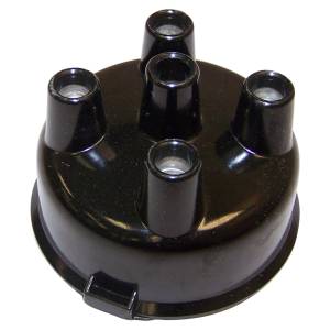 Ignition - Distributor Caps & Rotors - Crown Automotive Jeep Replacement - Crown Automotive Jeep Replacement Distributor Cap Right Solid Carbon Button For Center Rotor Contact  -  J0118343
