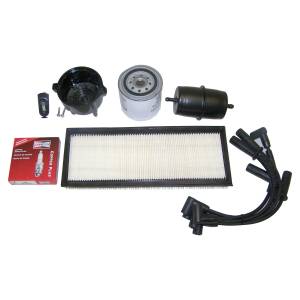 Crown Automotive Jeep Replacement Tune-Up Kit Incl. Air Filter/Oil Filter/Spark Plugs w/SAE Oil Filter Threads  -  TK13