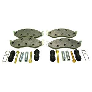 Brakes, Rotors & Pads - Brake Pads - Crown Automotive Jeep Replacement - Crown Automotive Jeep Replacement Brake Pad Master Kit Incl. Titanium Pad Set/Caliper Bushings/Sleeves/Clips/Pins  -  4778058MK